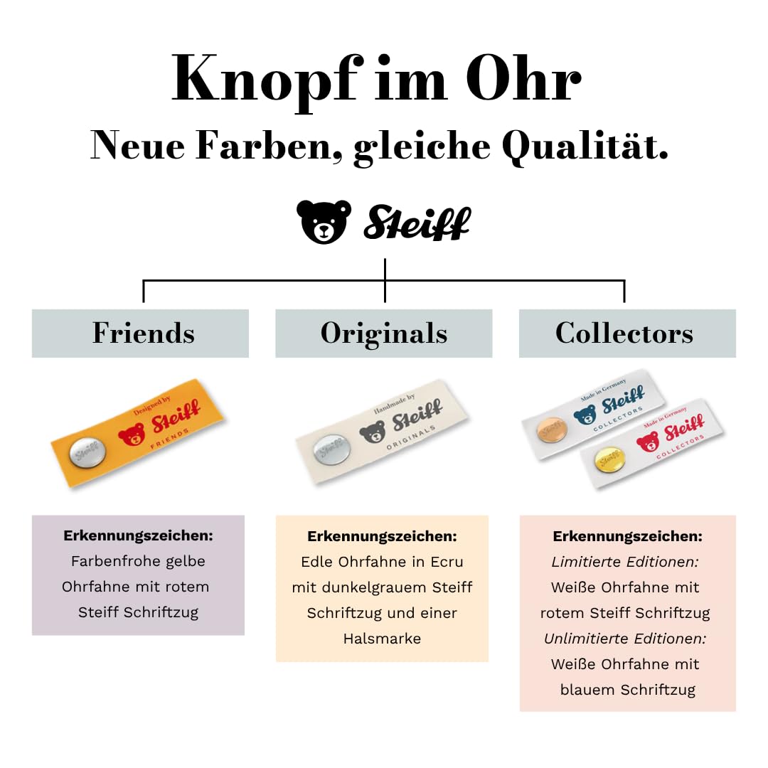 Steiff Soft Cuddly Friends Dixi Triceratops Petrol 28 cm, Dinosaurier Kuscheltier aus kuschelweichem Plüsch