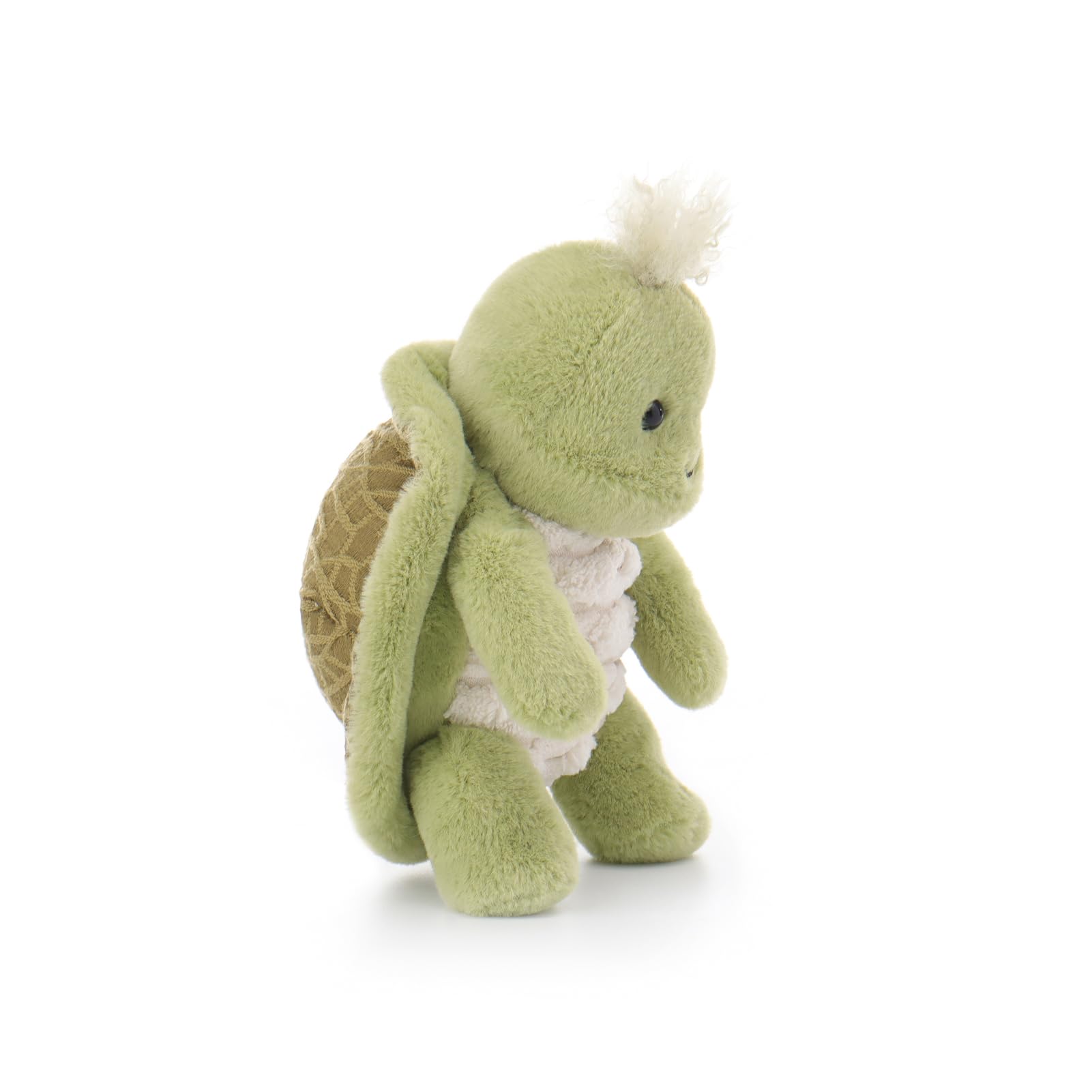 Apricot Lamb Clever Turtle Manman Meerestier Plüschtiere für Kinder, weiche niedliche Kuscheltier für Baby Mädchen und Jungen, Flauschige Turtle Schildkröte Grün 16 cm